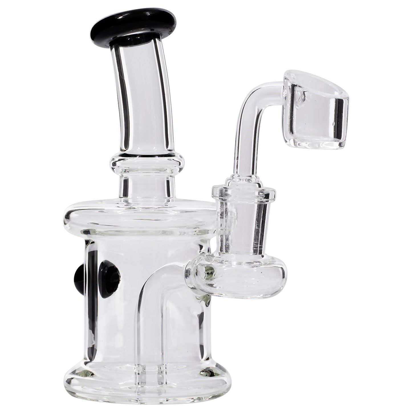 5.5" Barrel Dab Rig Black