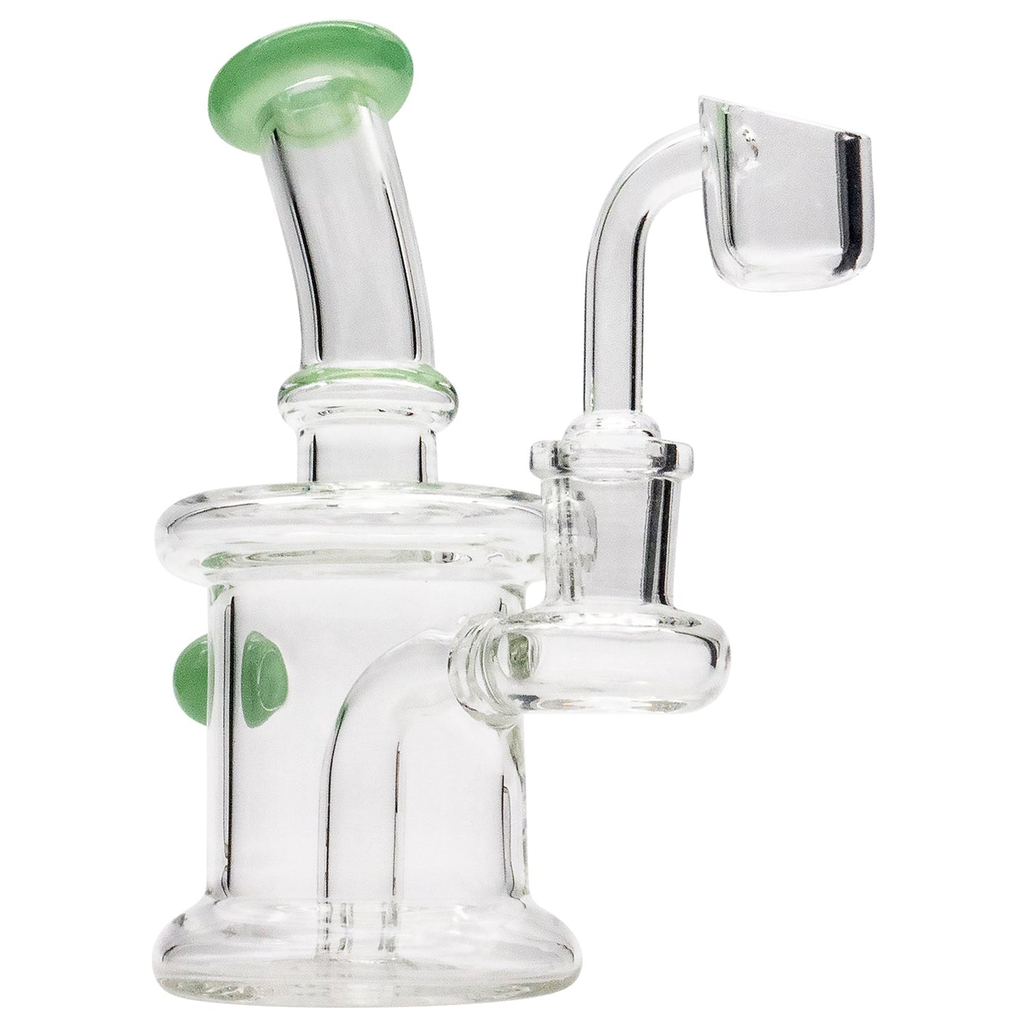 5.5" Barrel Dab Rig Green