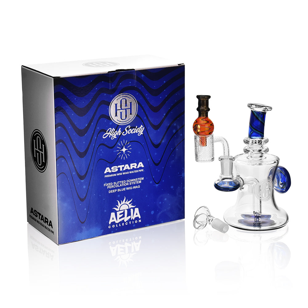 High Society 7.5" Astara Premium Wig Wag Dab Rig
