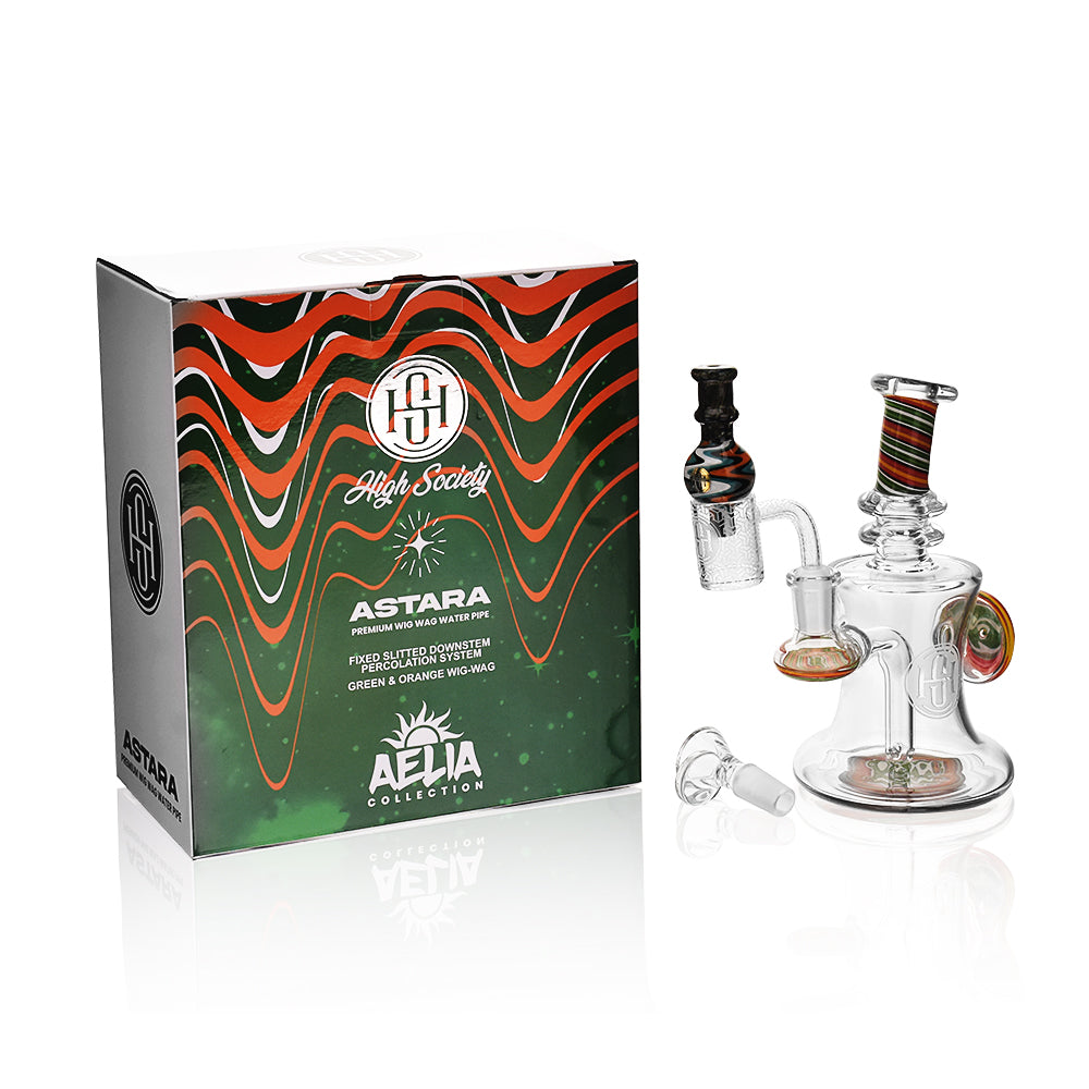 High Society 7.5" Astara Premium Wig Wag Dab Rig