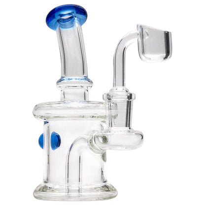 5.5" Barrel Dab Rig Blue