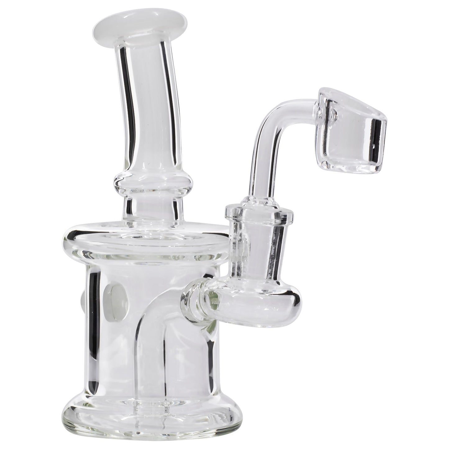 5.5" Barrel Dab Rig White