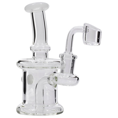 5.5" Barrel Dab Rig White