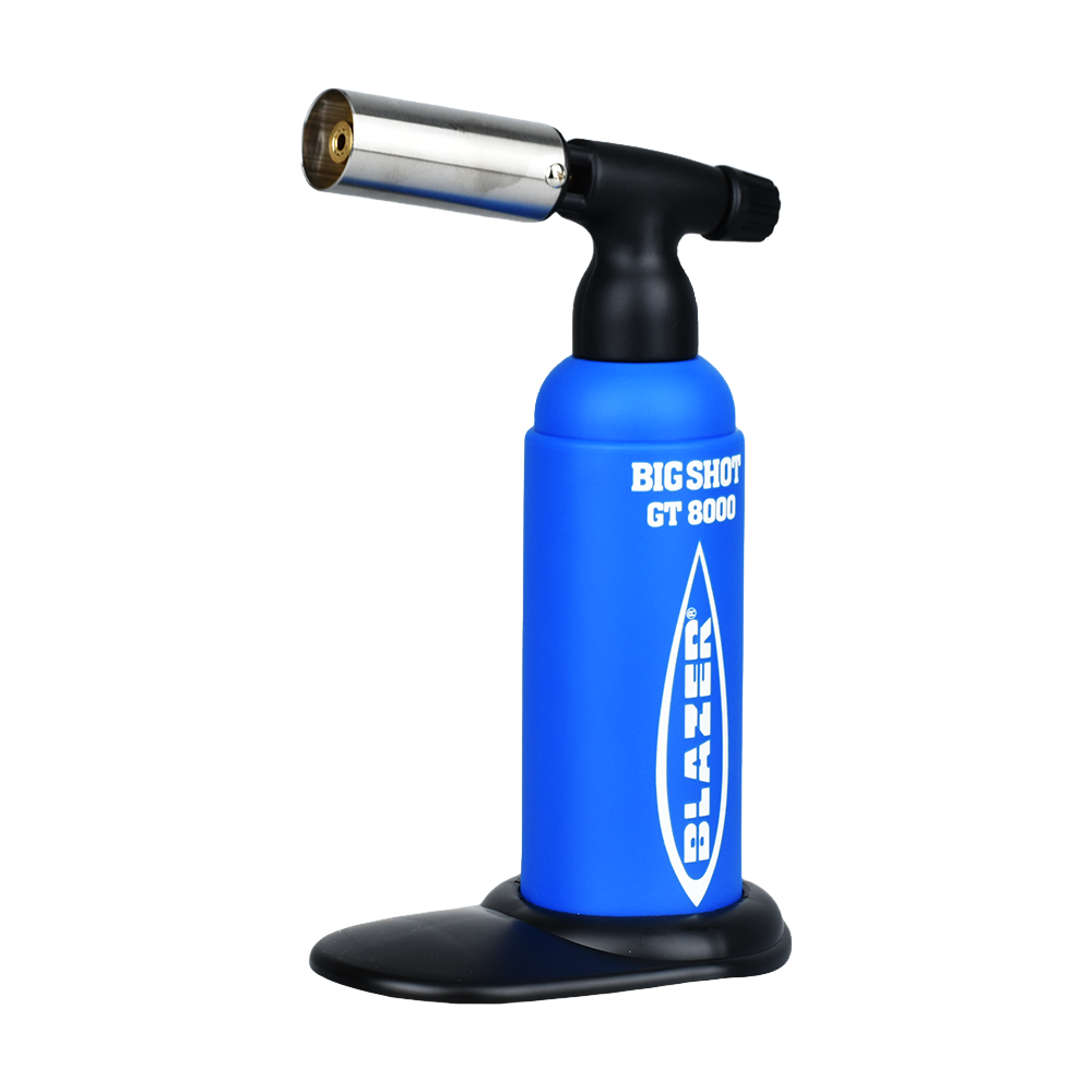 Blazer Big Shot GT8000 Torch Lighter | Blue & Glow Logo