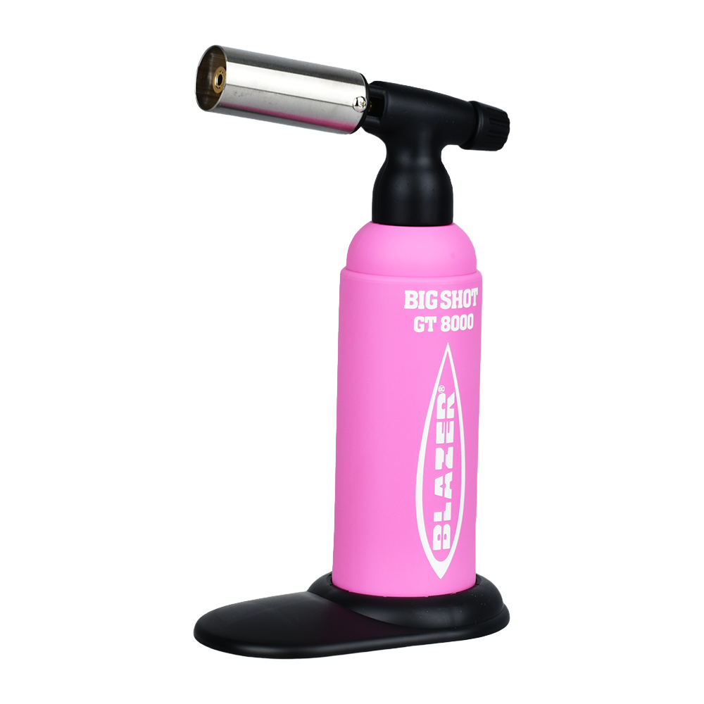 Blazer Big Shot GT8000 Torch Lighter | Pink & Glow Logo